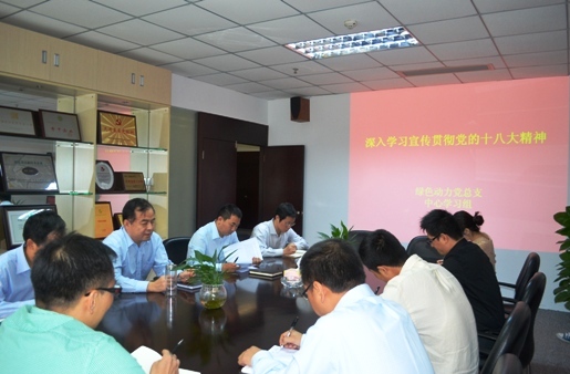 EV扑克集团党总支组织学习十八大精神