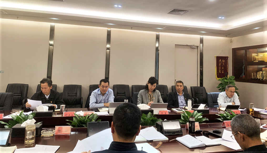 EV扑克集团党委召开党的十九届六中全会精神专题钻研会